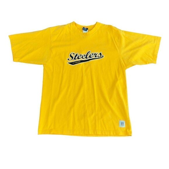 Reebok Gridiron Classic Vintage Pittsburg Steelers Embroidered T-Shirt Men's L - Picture 1 of 8